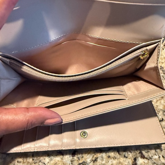 MCM Navy Blue Long Trifold Wallet - Picture 8 of 11